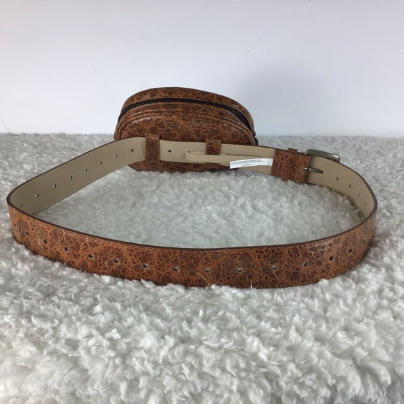 Steve Madden Chevron Quilted Belt Bag Cognac DA01 - Picture 5 of 5